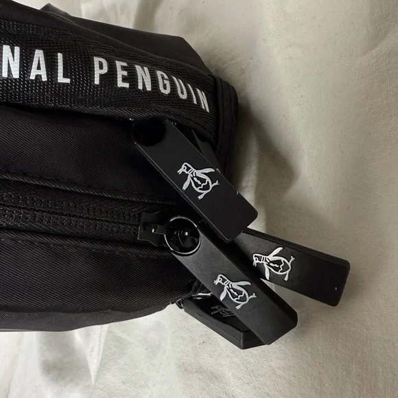 Original Penguin Black and White Belt Bag - Picture 3 of 3